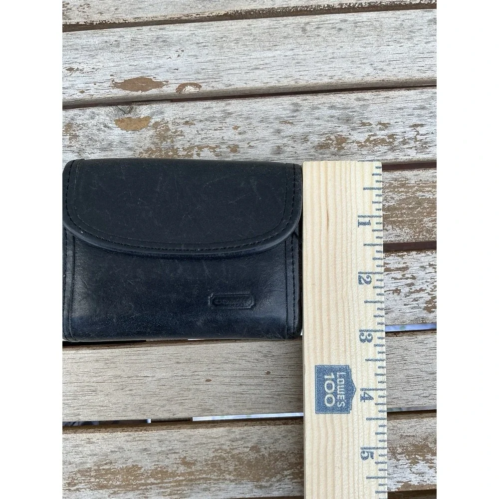 Vintage Coach 7219 Black  Multifunction Purse Wallet WITH Keychain Bag‎ Charm